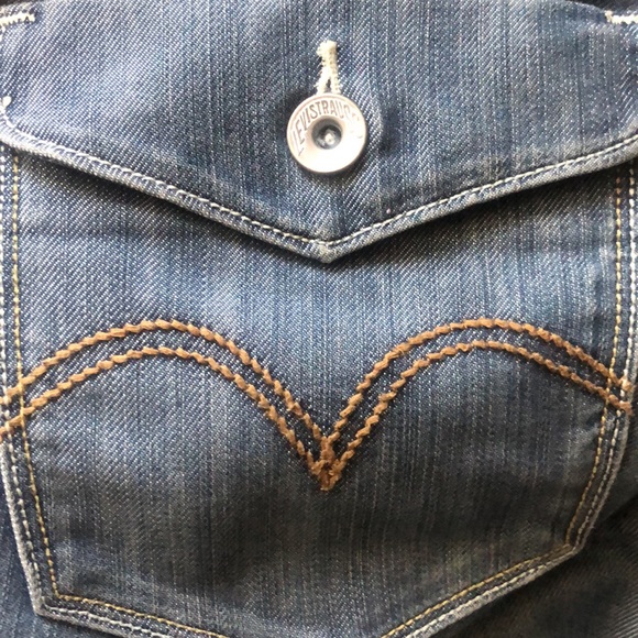 Levi’s Strauss Original Riveted Slim Straight Mens Jeans! Almost Like New!! 30W - Picture 8 of 9